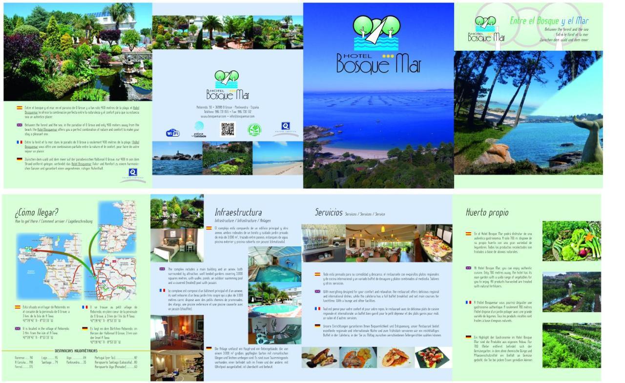 Hotel Spa Bosque Mar Reboredo Екстер'єр фото